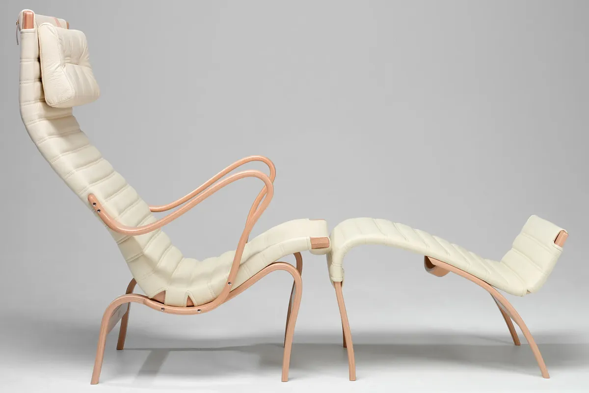 Bruno Mathsson: Kanske den mest funktionella av dem alla. Hans fåtöljer som "Eva" och "Pernilla